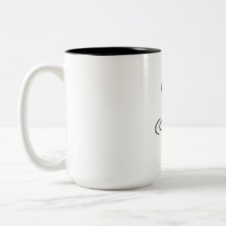 Caneca De Café Em Dois Tons Criativo, Whimsical, Minimalista