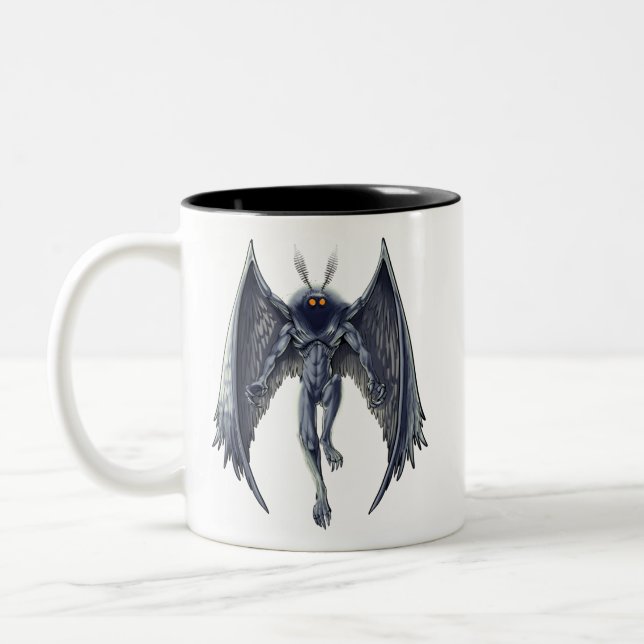 Caneca De Café Em Dois Tons Criatura Criptida-Mãe (Esquerda)