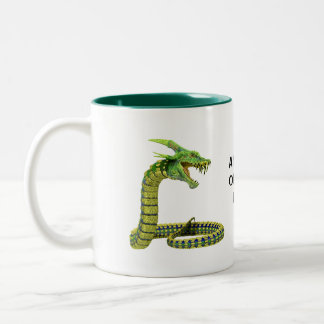 Caneca De Café Em Dois Tons Criatura lendária