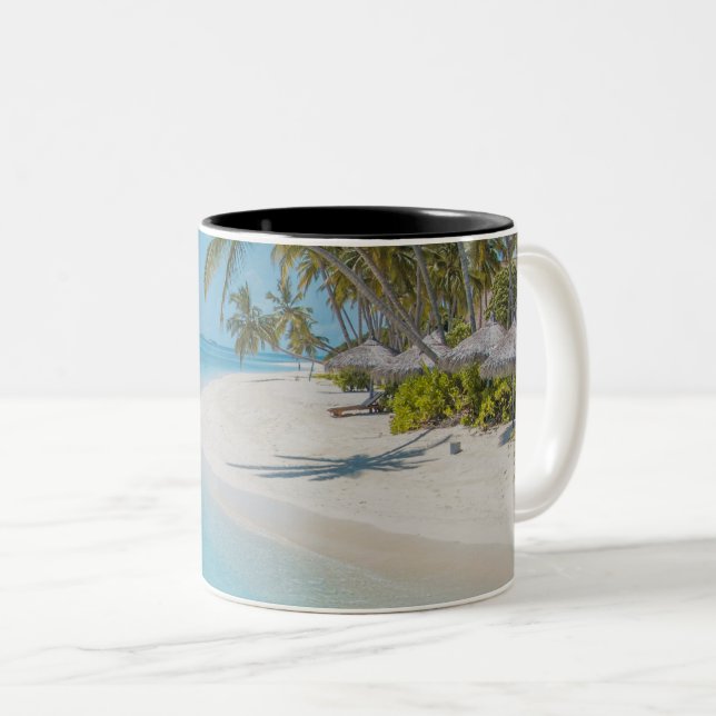 Caneca De Café Em Dois Tons Criaturas do Mar (Frente Esquerda)