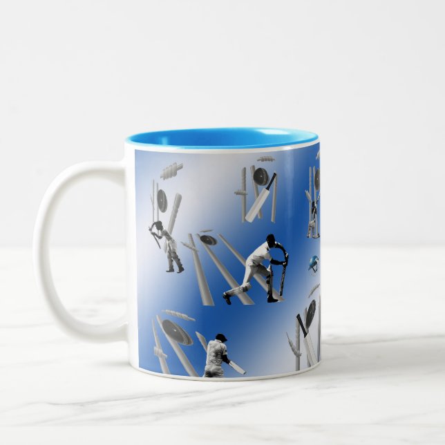 Caneca De Café Em Dois Tons Cricket O Jogo, (Esquerda)