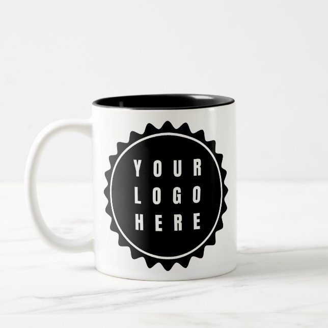 Caneca De Café Em Dois Tons Crie o Seu Próprio (Esquerda)