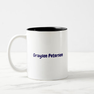 Caneca De Café Em Dois Tons Crie o seu próprio de 11oz