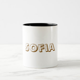 Caneca De Café Em Dois Tons Crie seu Personalizado de 11 oz