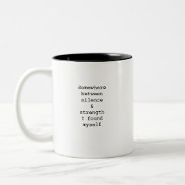Caneca De Café Em Dois Tons Crie Seu Próprio Copo de Café com Citação Personal