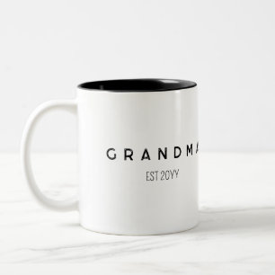 Caneca De Café Em Dois Tons crie seu próprio Modern Love You Vovô