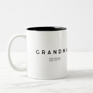 Caneca De Café Em Dois Tons crie seu próprio Modern Love You Vovô