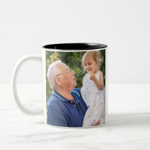 Caneca De Café Em Dois Tons Crie Sua Própria Foto