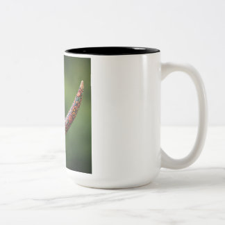 Caneca De Café Em Dois Tons "Crimson Elegance: Jantar M Projetado Por Cavalo D
