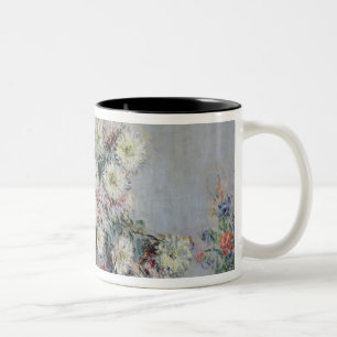 Caneca De Café Em Dois Tons Crisântemos de Claude Monet , 1878