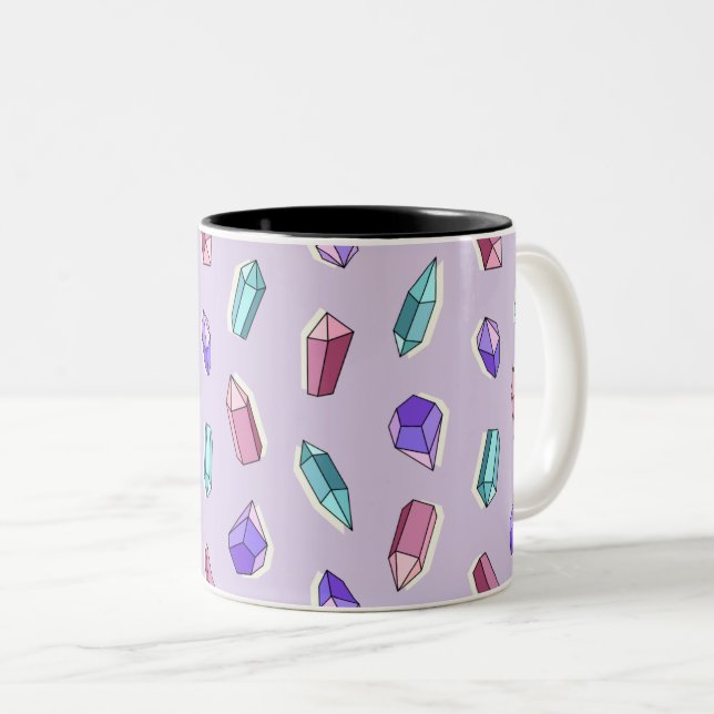 Caneca De Café Em Dois Tons Cristais (Frente Esquerda)