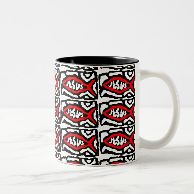 Caneca De Café Em Dois Tons cristão (Direita)