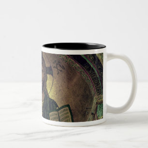 Caneca De Café Em Dois Tons Cristo Pantocrat no apse