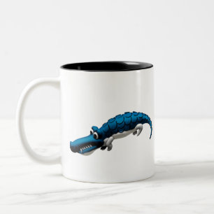 Caneca De Café Em Dois Tons Crocodilo do Nilo