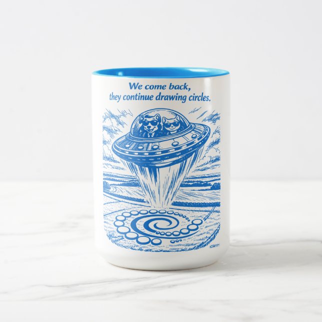 CANECA DE CAFÉ EM DOIS TONS CROP CIRCLES (Centro)