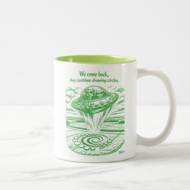 CANECA DE CAFÉ EM DOIS TONS CROP CIRCLES (Direita)
