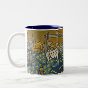 Caneca De Café Em Dois Tons Cruzados