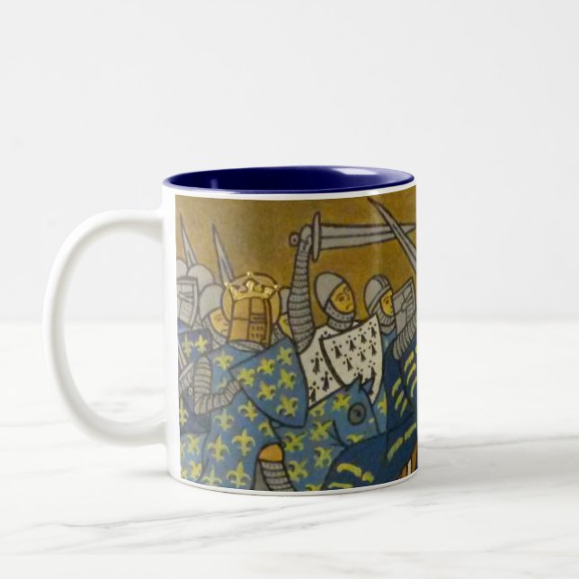 Caneca De Café Em Dois Tons Cruzados (Esquerda)