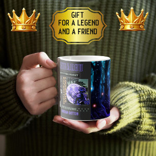 Caneca De Café Em Dois Tons Cryptid Rougarou Louisiana