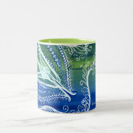 Caneca De Café Em Dois Tons Ctenophora