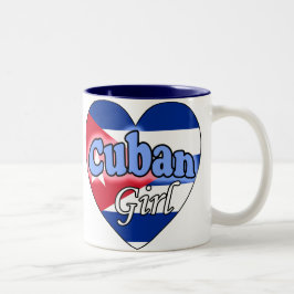 Caneca De Café Em Dois Tons Cuban Girl