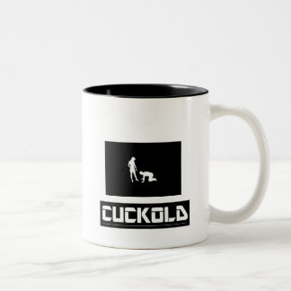 Caneca De Café Em Dois Tons Cuckold