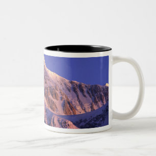 Caneca De Café Em Dois Tons Cume do Pico Denali (Mt. McKinley) em
