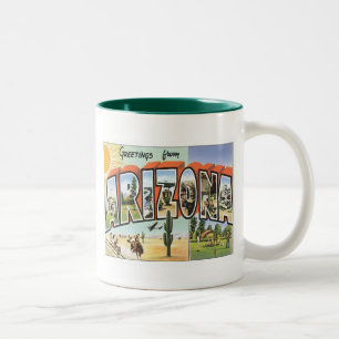 Caneca De Café Em Dois Tons Cumprimentos da arizona