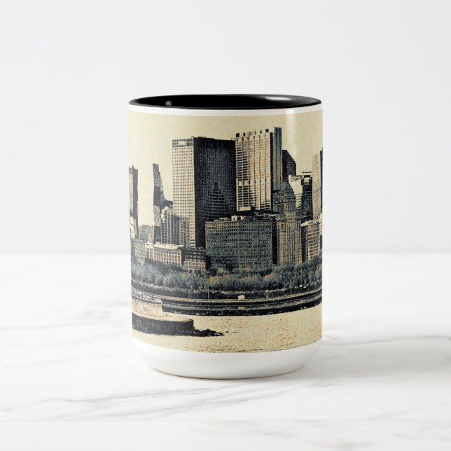 Caneca De Café Em Dois Tons Cumprimentos de Chicago (Centro)