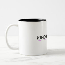 Caneca De Café Em Dois Tons Cumprimentos Minimalista Tipográfico Café