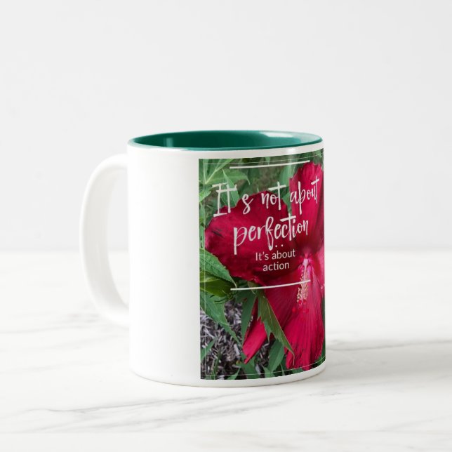 Caneca De Café Em Dois Tons Cuppainspiração (Frente Esquerda)