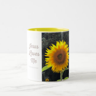 Caneca De Café Em Dois Tons Cuppainspiração Jesus me ama