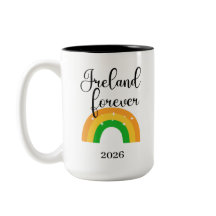 Custom Irish Mug 15 oz two tone