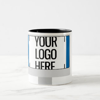 Caneca De Café Em Dois Tons Custom Logo Design, Company Logo, Team Logo, Perso