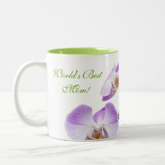 Caneca De Café Em Dois Tons Customizable Mom Orchid