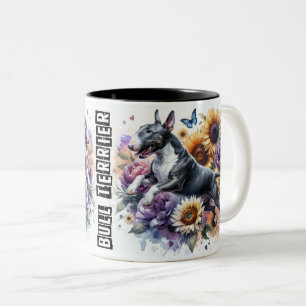 Caneca De Café Em Dois Tons Cut Bull Terrier