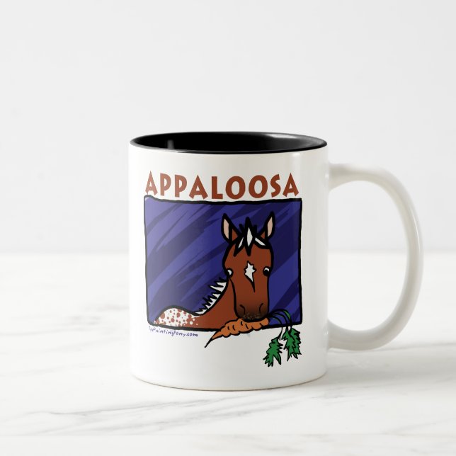 Caneca De Café Em Dois Tons Cute Appaloosa (Direita)