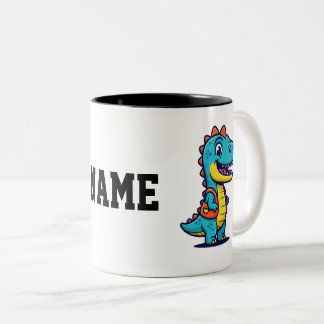 Caneca De Café Em Dois Tons Cute Dinosaur Coffee Mug – Fun Dino Drinkware for 