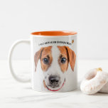 Caneca De Café Em Dois Tons Cute Dog Mug Design<br><div class="desc">A cute and charming dog design printed on a mug, perfect for dog lovers and pet enthusiasts. This delightful artwork captures the playful and loyal spirit of dogs, making it a wonderful choice for daily coffee or tea moments. A perfect gift for anyone who loves dogs and enjoys unique and...</div>
