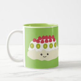 Caneca De Café Em Dois Tons Cute Kawaii Pavlova