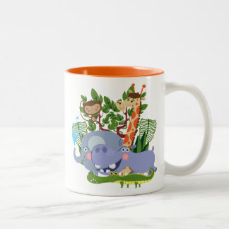 Caneca De Café Em Dois Tons Cute Safari
