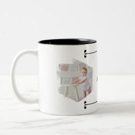 Caneca De Café Em Dois Tons Cutest Baby Ever! Personalized Photo Mug with Name