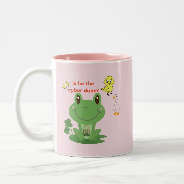 Caneca De Café Em Dois Tons Cyber (Esquerda)