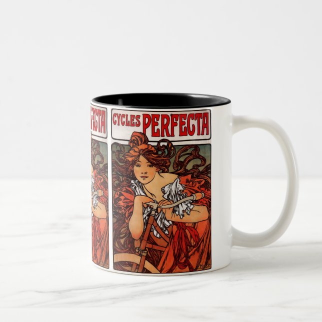 Caneca De Café Em Dois Tons " Cycle Perfecta " (Direita)