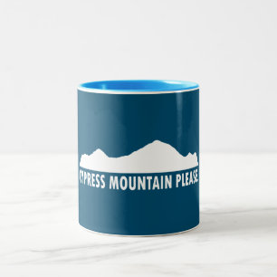 Caneca De Café Em Dois Tons Cypress Mountain, por favor