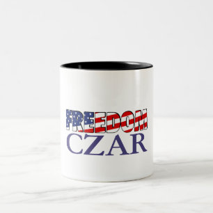 Caneca De Café Em Dois Tons Czar da liberdade