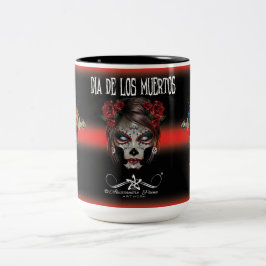 Caneca De Café Em Dois Tons D.D.L.M. La Catrina