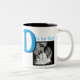 Caneca De Café Em Dois Tons D é para o pai