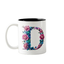 D Mug de café - Design floral para doação