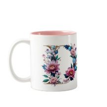 D Mug de café - Design floral para doação